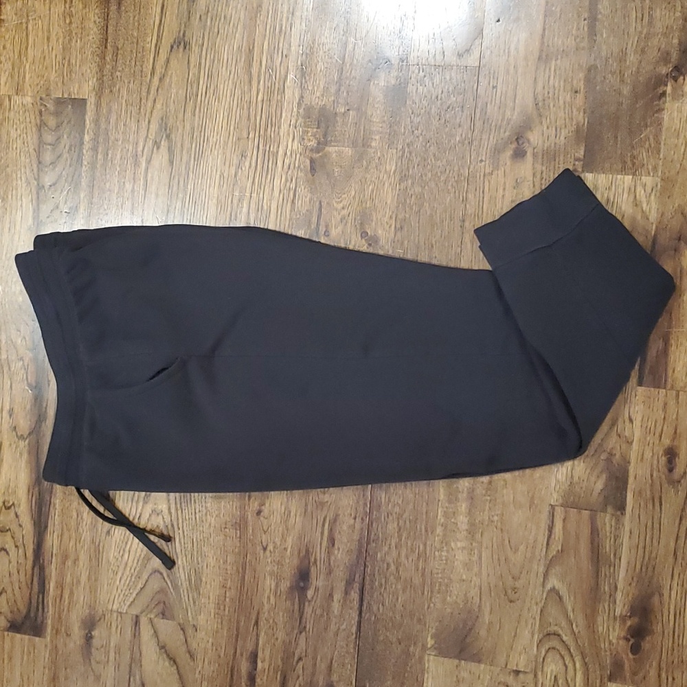 Mens Tek Gear black pull on joggers size L